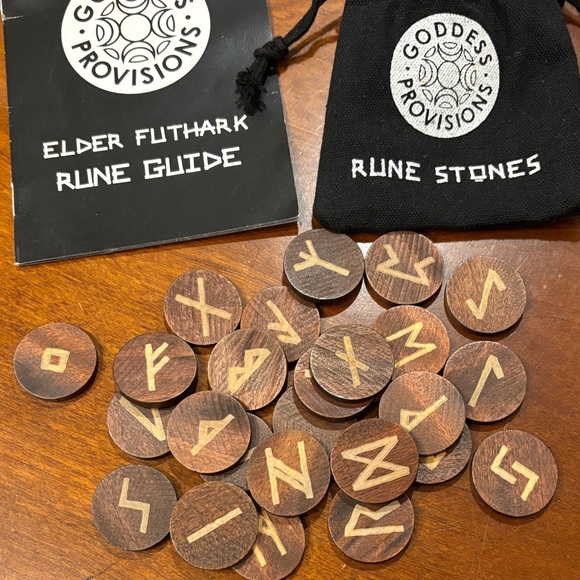 Black Rune Stones Set - Picture 3 of 3